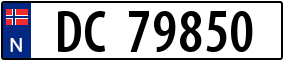 Truck License Plate